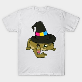 Pansexual Pride Witch Frog T-Shirt